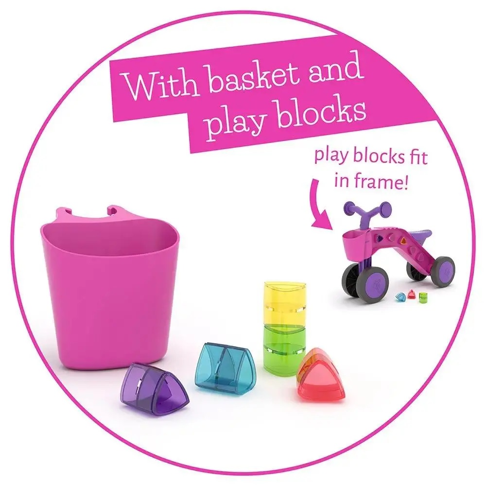 Vehicul pentru copii Chillafish ItsiBitsi Blocks Fuchsia - 5