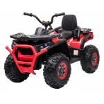 Atv electric pentru copii Nichiduta Desert 90W Red, Acumulator 12V 7Ah, Telecomanda 2.4G, Roti din cauciuc EVA, Pornire la cheie, Unitate audio cu muzica si display, Suspensii,Spatar inalt