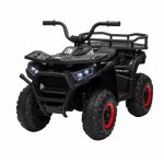 Atv electric pentru copii Nichiduta Desert XRobust Speed Black, cu 2 motoare, Acumulator 12V 4.5Ah, Roti rezistente, Suport picioare, Manere ergonomice, Efecte sonore, Faruri cu lumini LED,Pornire la buton, Pedala acceleratie