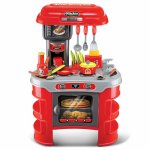 Bucatarie pentru fetite Buba Little Chef Red cu accesorii
