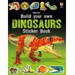 Carte pentru copii Usborne Build Your Own Dinosaurs Sticker Book