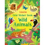 Carte pentru copii Usborne First Sticker Book Wild Animals