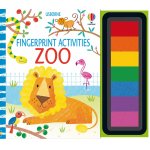 Carte pentru copii Usborne Fingerprint Activities Zoo