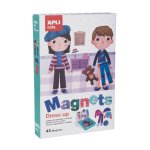 Joc magnetic Apli magneti imbracaminte 40 piese