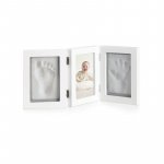 Kit rama foto Jane cu mulaj amprenta manuta si piciorus White