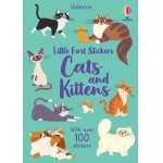 Carte pentru copii Usborne Little First Stickers Cats and Kittens