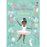 Carte pentru copii Usborne Little Sticker Dolly Dressing Ballerina