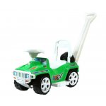 Masinuta pentru copii Novokids My first SUV Car XXL Verde, Lungime 85 cm, Maner de impins detasabil pentru parinti, Spatiu pentru depozitare