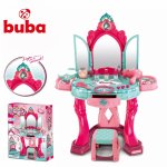 Masuta de infrumusetare pentru fetite Buba Beauty Roz cu scaun, efecte de lumina si sunet