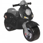 Motocicleta pentru copii Novokids Vespa Scooter Mini Negru, fara pedale, greutate suportata 30 kg, roti late, stabilitate mare