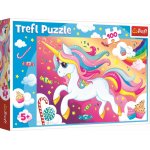 Puzzle Trefl frumosul unicorn 100 piese