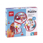 Puzzle din 3 piese Apli Kids Meserii 24 piese
