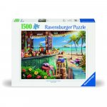 Puzzle bar pe plaja 1500 piese design nou Ravensburger