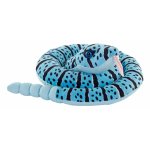 Jucarie de plus Wild Republic sarpe cu clopotei albastru 91 cm