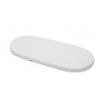 Saltea pentru landou bebelusi Sensillo 75x32x3 cm,din spuma poliuretanica confortabila si elastica,husa detasabila moale, ventilanta,Grad de duritate H1 Classic Gri