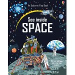 Carte pentru copii Usborne See Inside Space cu clapete