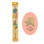 Set 2 benzi protectie colturi din spuma 1.6x40 cm culoarea lemnului deschis