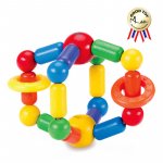 Zornaitoare din lemn Wonderworld cu inele