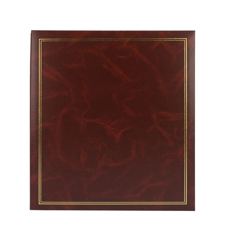 Album clasic pentru fotografii, 10x15, 500 poze, tip carte, buzunare slip in culoare maro - 3