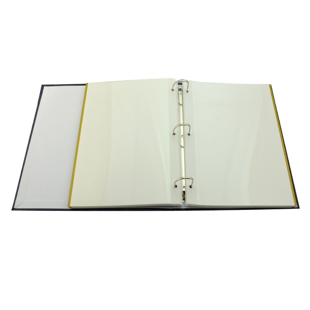 Album foto classic 23x28 cm, 50 pagini albe autoadezive, tip caiet mecanic culoare albastru