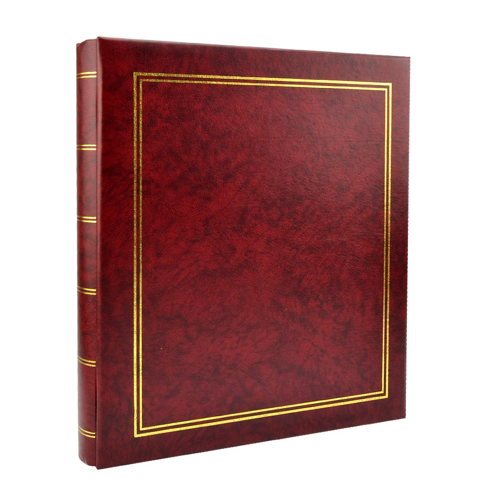 Album foto classic tip carte, slip in 10x15, 500 poze culoare visiniu - 2