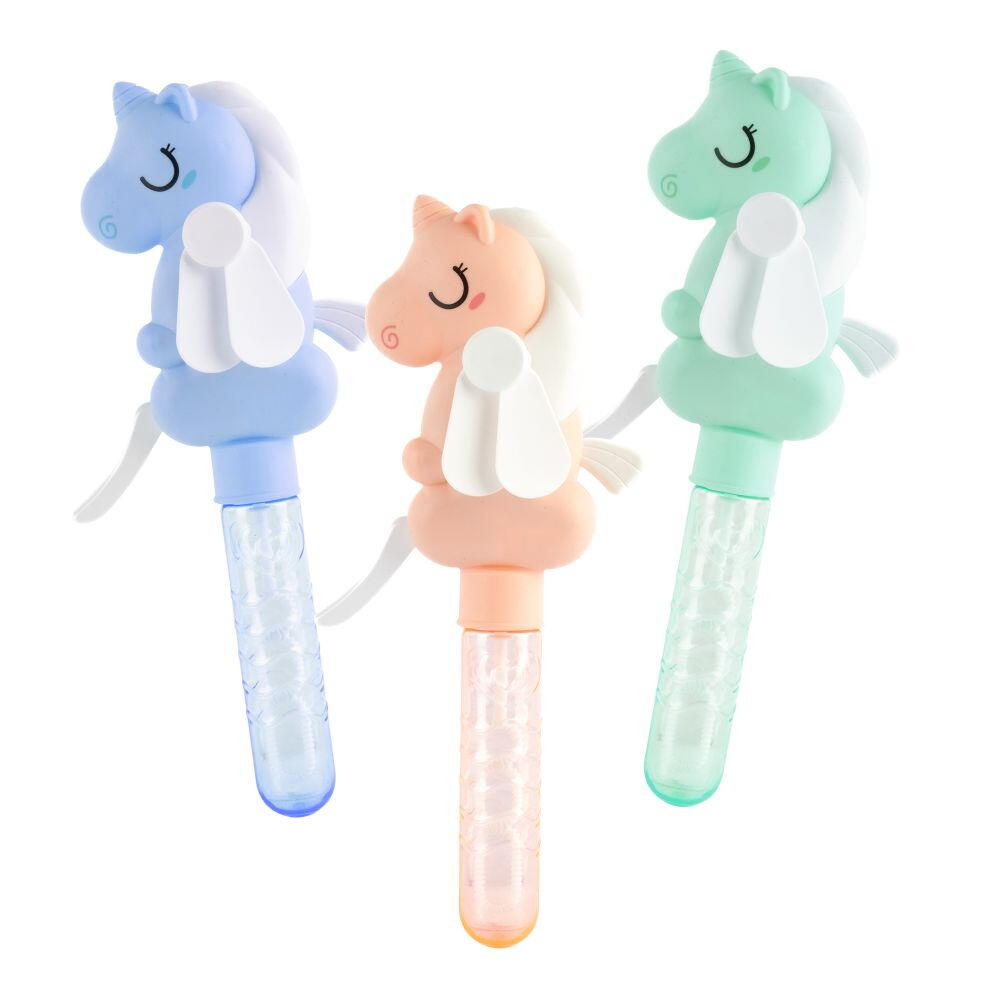 Jucarie pentru baloane de sapun cu ventilator Unicorn