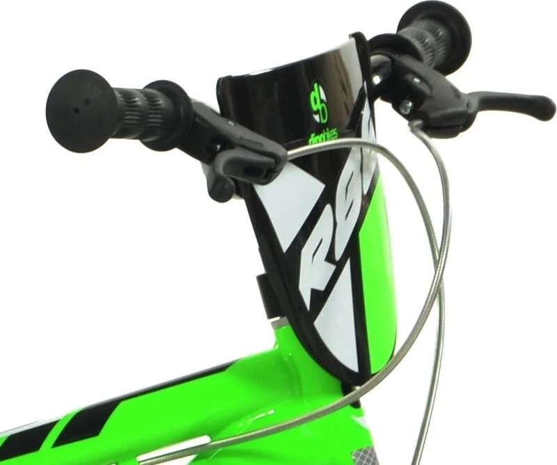 Bicicleta copii Dino Bikes MTB 416U diametru 16 inch, varsta 6-8 ani, inaltimea recomandata 107-125 cm, cu roti ajutatoare, frana pe ambele roti