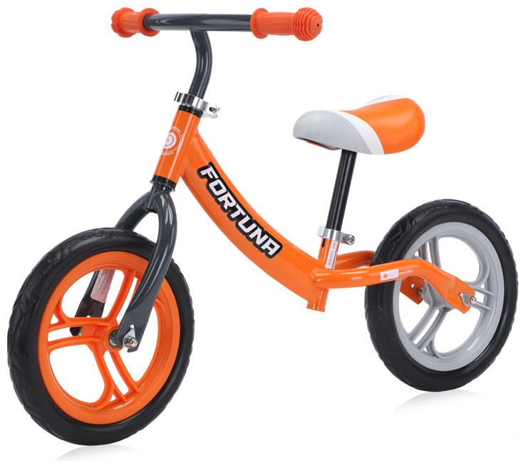 Bicicleta copii fara pedale Lorelli Fortuna greyorange, varsta 2-5 ani, ghidon reglabil in inaltime de la 51 cm pana la 60 cm, roti din spuma EVA, 11 inch, scaun reglabil de la 33 cm pana la 43 cm - 3