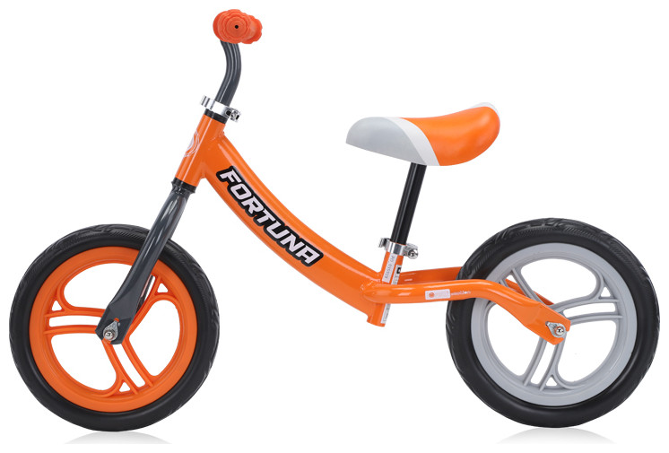 Bicicleta copii fara pedale Lorelli Fortuna greyorange, varsta 2-5 ani, ghidon reglabil in inaltime de la 51 cm pana la 60 cm, roti din spuma EVA, 11 inch, scaun reglabil de la 33 cm pana la 43 cm - 2 | YEO