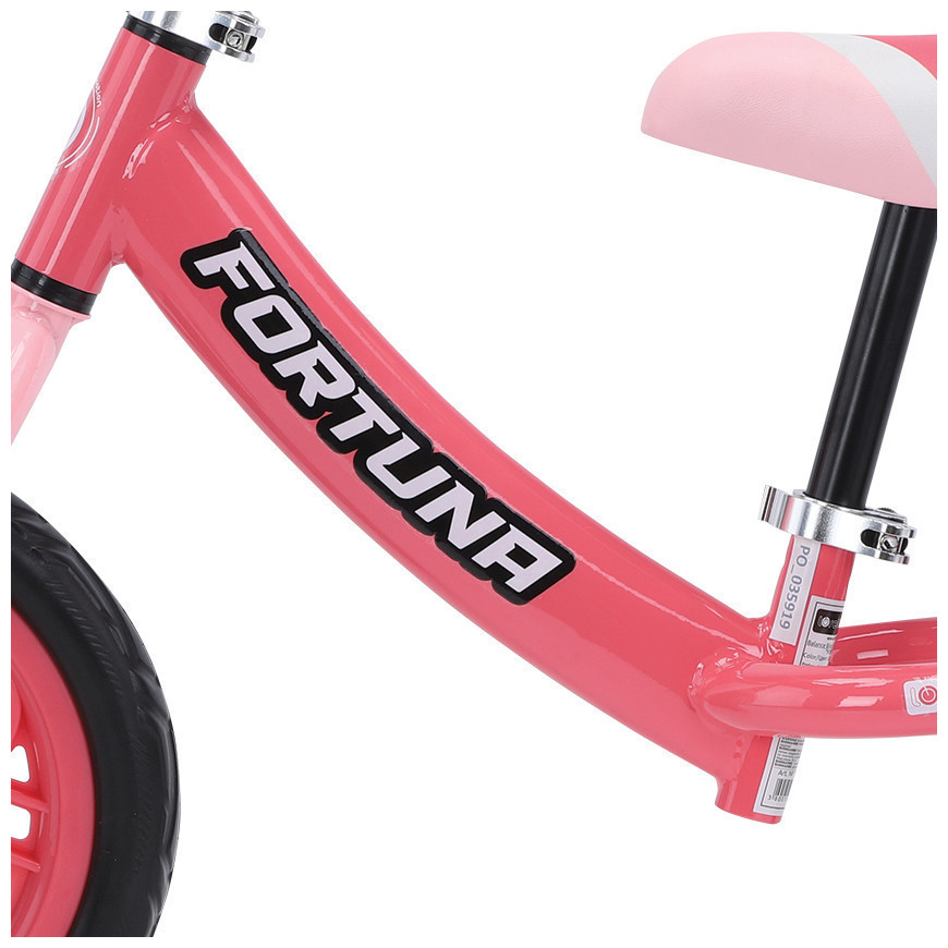 Bicicleta copii fara pedale Lorelli Fortuna 2-5 ani lightdark pink, varsta 2-5 ani, ghidon reglabil in inaltime de la 51 cm pana la 60 cm, roti din spuma EVA, 11 inch, scaun reglabil de la 33 cm pana la 43 cm - 2 | YEO