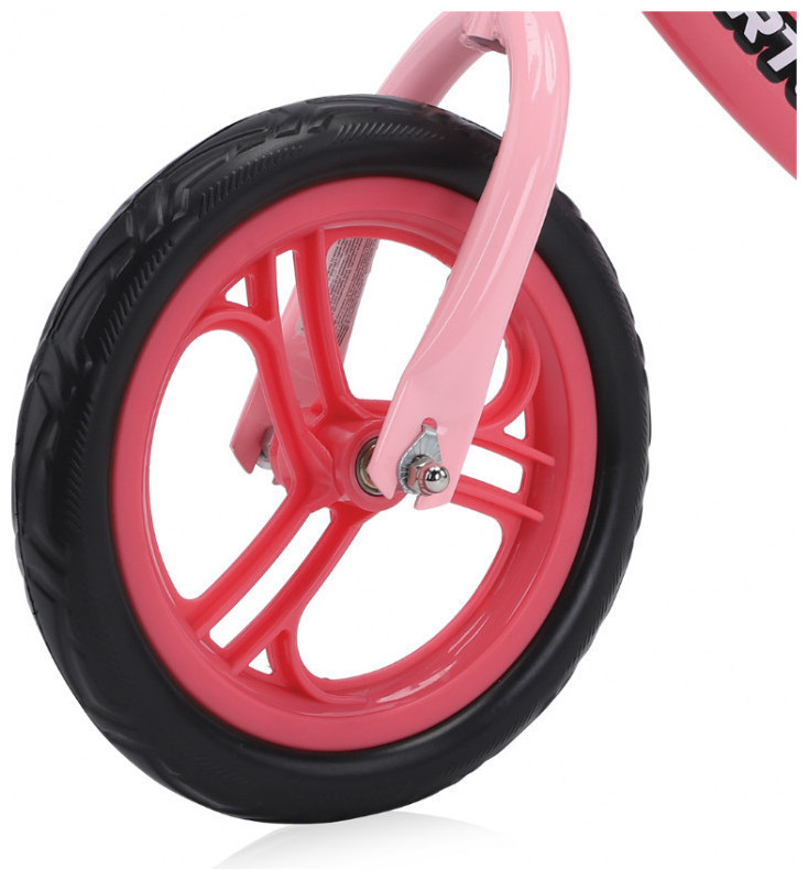 Bicicleta copii fara pedale Lorelli Fortuna 2-5 ani lightdark pink, varsta 2-5 ani, ghidon reglabil in inaltime de la 51 cm pana la 60 cm, roti din spuma EVA, 11 inch, scaun reglabil de la 33 cm pana la 43 cm - 3