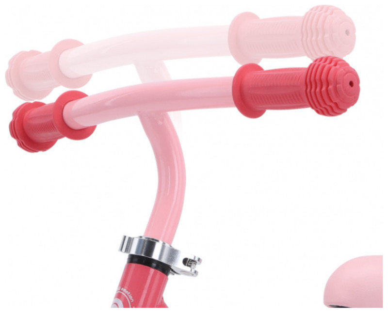 Bicicleta copii fara pedale Lorelli Fortuna 2-5 ani lightdark pink, varsta 2-5 ani, ghidon reglabil in inaltime de la 51 cm pana la 60 cm, roti din spuma EVA, 11 inch, scaun reglabil de la 33 cm pana la 43 cm - 4
