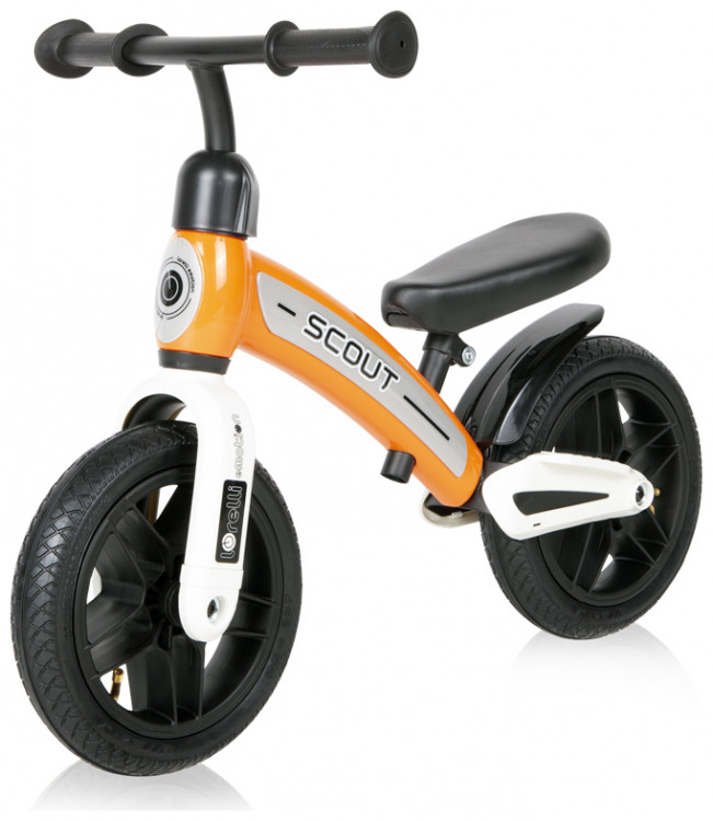 Bicicleta copii fara pedale Scout Air Orange de echilibru 10 inch, varsta 2-4 ani, roti cu camera si cauciuc, scaun reglabil pe inaltime de la 30 cm pana la 33 cm, maxim 25 de kg, ghidon reglabil in inaltime 49-51,5 cm - 5