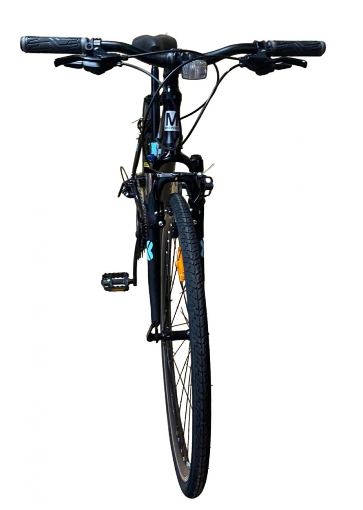 Bicicleta 700c hibrid, munte, oras, 21 viteze shimano, v-brake, cadru 17 inch aluminiu - 2 | YEO