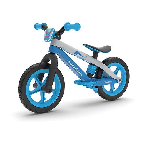 Bicicleta de echilibru Chillafish BMXie 02 Blue cu suport pentru picioare si frana integrata