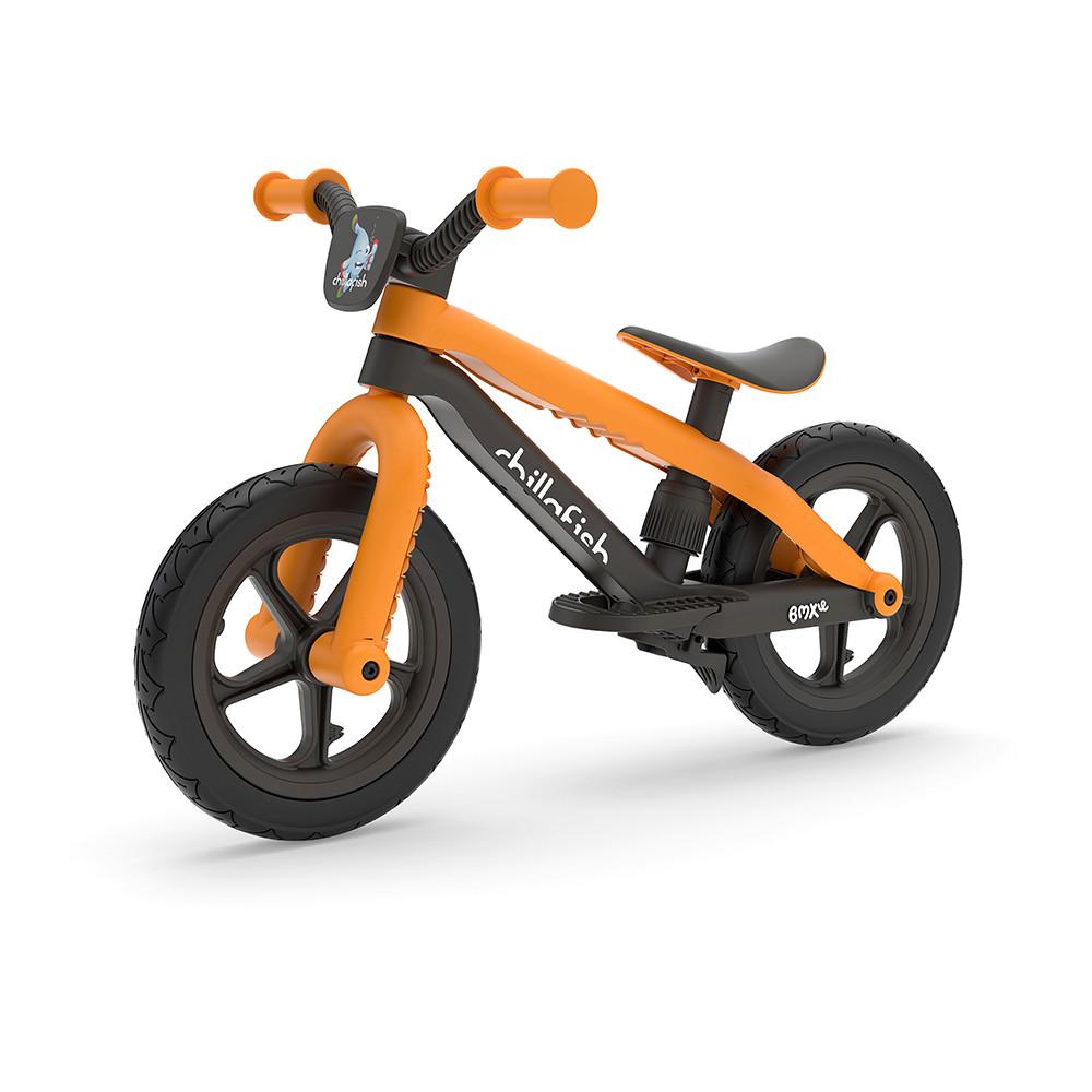 Bicicleta de echilibru Chillafish BMXie 02 Ginger cu suport pentru picioare si frana integrata