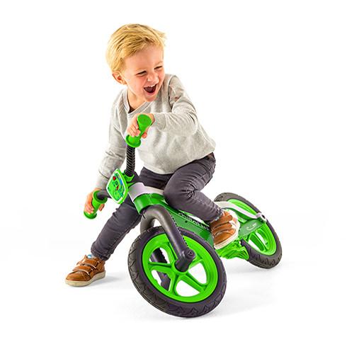 Bicicleta de echilibru Chillafish BMXie 02 Green cu suport pentru picioare si frana integrata - 1 | YEO