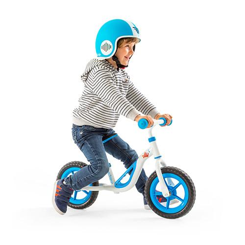 Bicicleta de echilibru, Chillafish Charlie Blue, Usoara, Cu ghidon si sa reglabile, Greutate 2.5 Kg, Cu roti din spuma EVA, 10 inch, Pentru 18-48 luni - 4