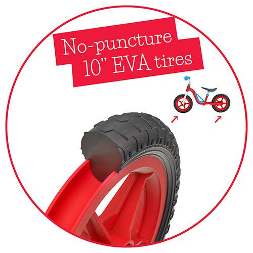 Bicicleta de echilibru, Chillafish Charlie Red, Usoara, Cu ghidon si sa reglabile, Greutate 2.5 Kg, Cu roti din spuma EVA, 10 inch, Pentru 18-48 luni - 2