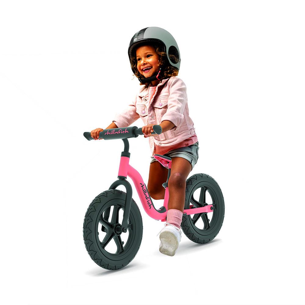 Bicicleta de echilibru Chillafish Charlie Sport Flamingo 12 inch reglabila, ghidon din spuma, suport picioare, greutate admisa 35 kg - 3
