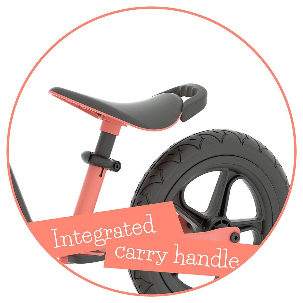 Bicicleta de echilibru Chillafish Charlie Sport Flamingo 12 inch reglabila, ghidon din spuma, suport picioare, greutate admisa 35 kg - 5