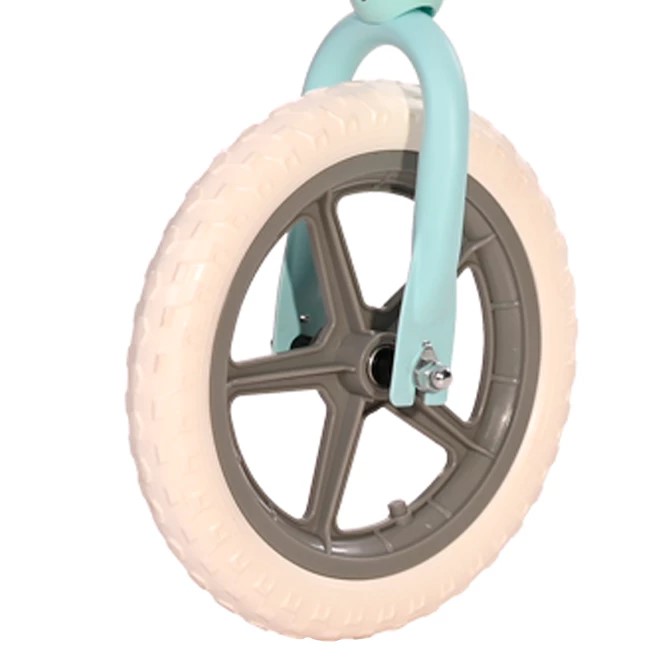 Bicicleta copii fara pedale Lorelli Wind Light Blue, roti din spuma EVA, amortizor reglabil care ajuta la absorbtia socurilor, scaun reglabil de la 47 cm pana la 50 cm, 12 inch, varsta 2-5 ani, maxim 25 de kg - 4 | YEO