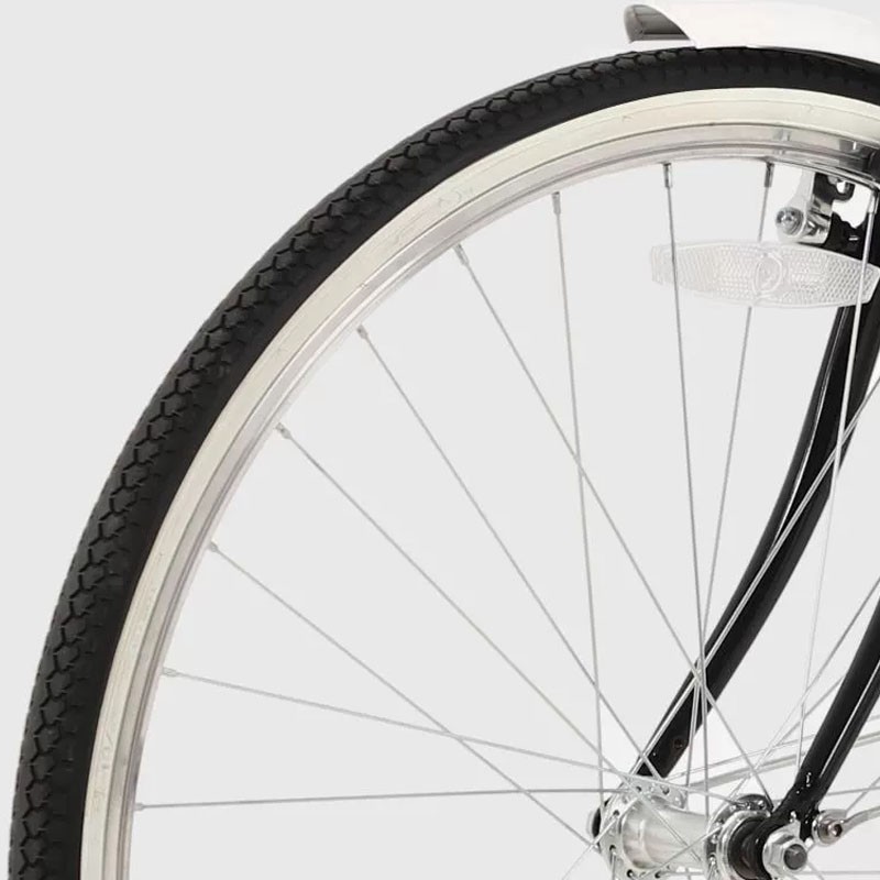 Bicicleta de oras 26 inch, cadru otel, portbagaj, jante aluminiu, cric, vintage albastru, sistem franare disc-mecanic,  scaun din piele cu arcuri, jante aluminiu, greutate maxima suportata 120 kg - 1 | YEO