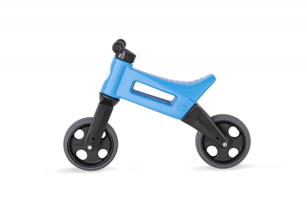Tricicleta copii fara pedale 2 in 1 cu cosulet pentru ghidon Funny Wheels Rider Sport AlbastruNegru, inaltime scaun 27-29 cm, raza de viraj limitata, de la 18 luni, greutate maxima admisa 25 Kg - 5