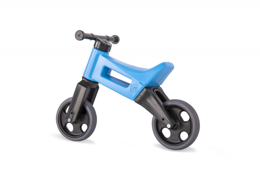 Tricicleta copii fara pedale 2 in 1 cu cosulet pentru ghidon Funny Wheels Rider Sport AlbastruNegru, inaltime scaun 27-29 cm, raza de viraj limitata, de la 18 luni, greutate maxima admisa 25 Kg - 6