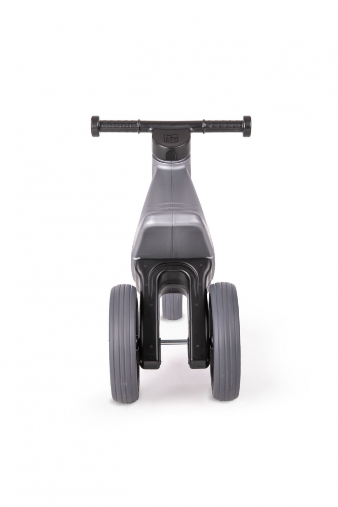 Tricicleta copii fara pedale 2 in 1 cu cosulet pentru ghidon Funny Wheels Rider Sport Gri, inaltime scaun 27-29 cm, raza de viraj limitata, de la 18 luni, greutate maxima admisa 25 Kg - 2