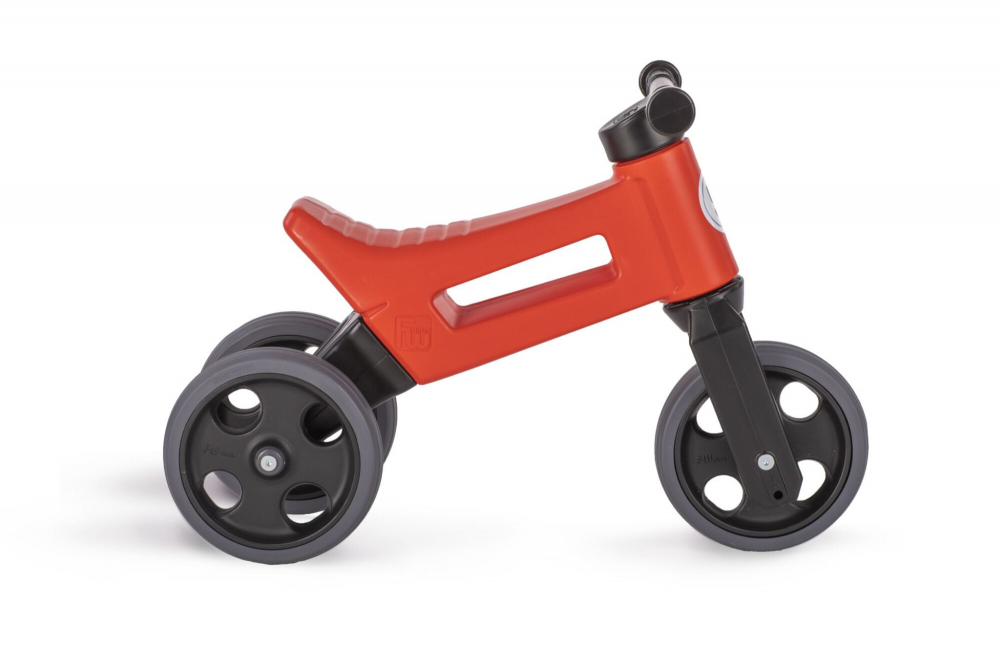 Tricicleta copii fara pedale 2 in 1 cu cosulet pentru ghidon Funny Wheels Rider Sport Rosu, inaltime scaun 27-29 cm, raza de viraj limitata, de la 18 luni, greutate maxima admisa 25 Kg - 2