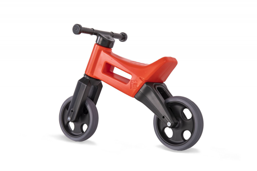 Tricicleta copii fara pedale 2 in 1 cu cosulet pentru ghidon Funny Wheels Rider Sport Rosu, inaltime scaun 27-29 cm, raza de viraj limitata, de la 18 luni, greutate maxima admisa 25 Kg - 3