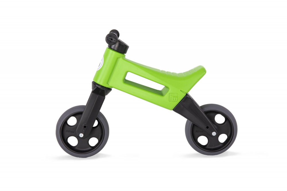 Tricicleta copii fara pedale 2 in 1 cu cosulet pentru ghidon Funny Wheels Rider Sport Verde, inaltime scaun 27-29 cm, raza de viraj limitata, de la 18 luni, greutate maxima admisa 25 Kg - 3