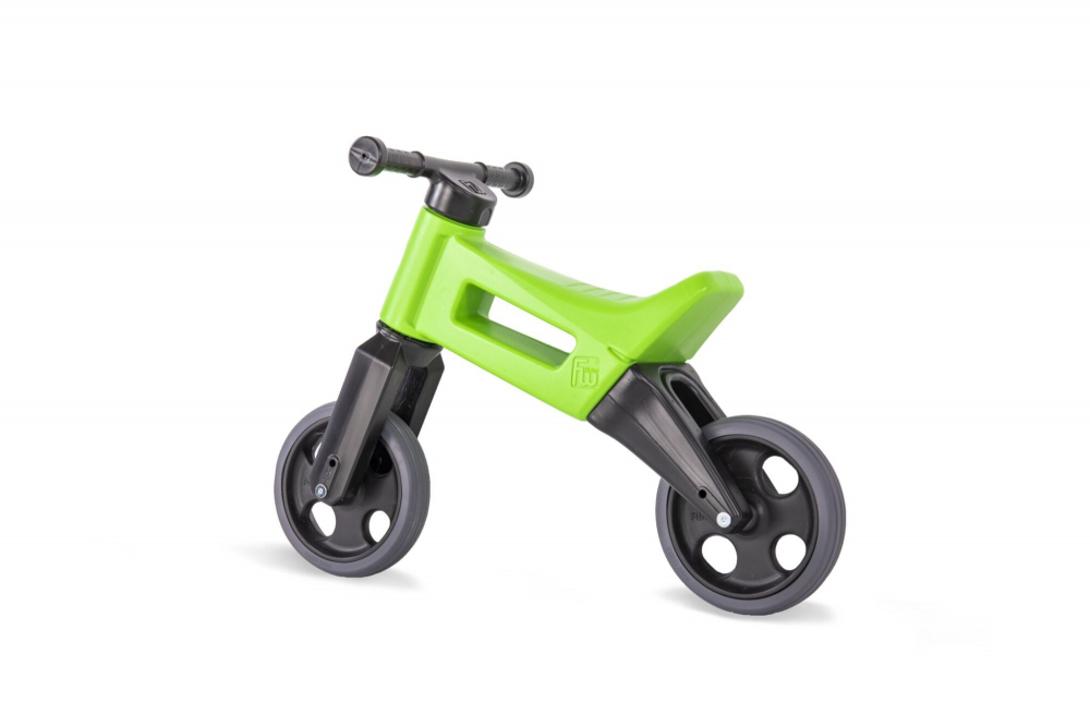 Tricicleta copii fara pedale 2 in 1 cu cosulet pentru ghidon Funny Wheels Rider Sport Verde, inaltime scaun 27-29 cm, raza de viraj limitata, de la 18 luni, greutate maxima admisa 25 Kg - 6